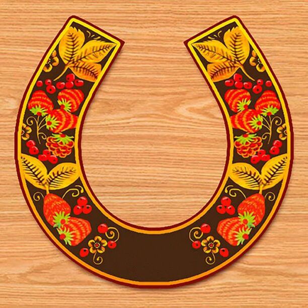 Horseshoe charm for luck and wealth