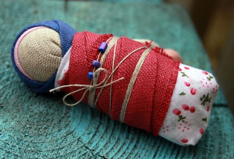 diaper doll as a health charm
